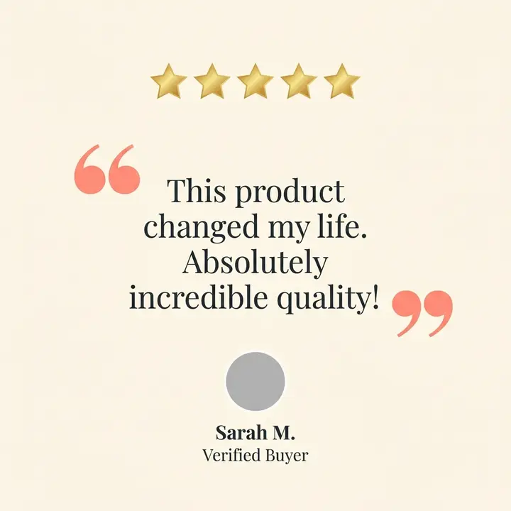 Testimonial — Instagram Posts template