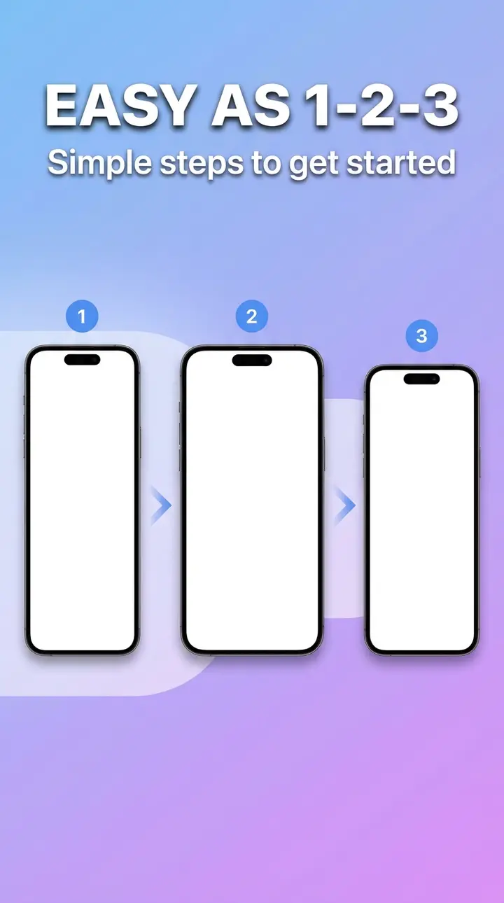Multi-Step Flow — App Store Previews template
