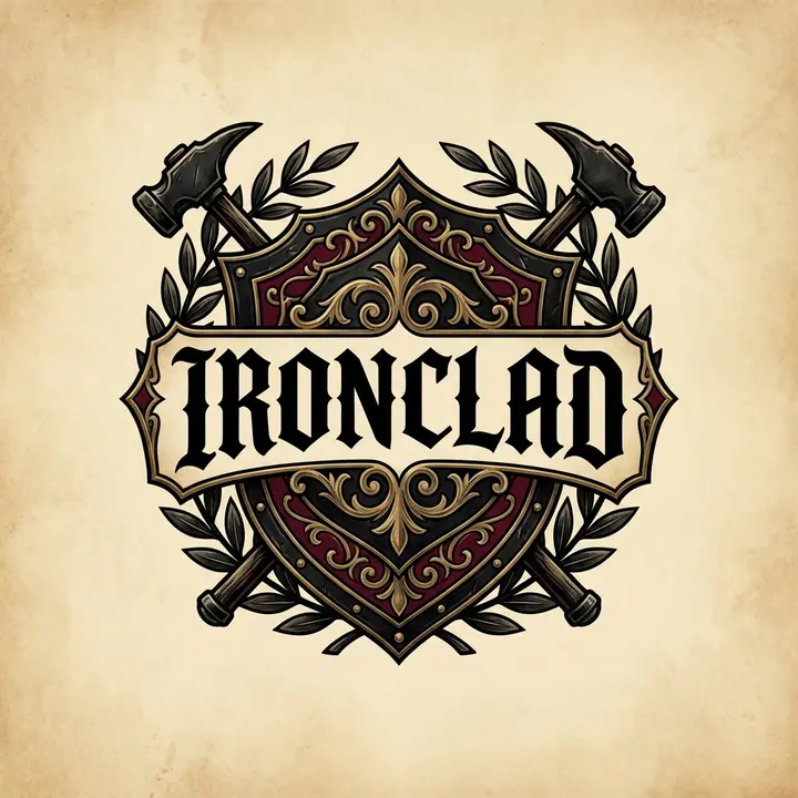 Gothic Badge — Logos template