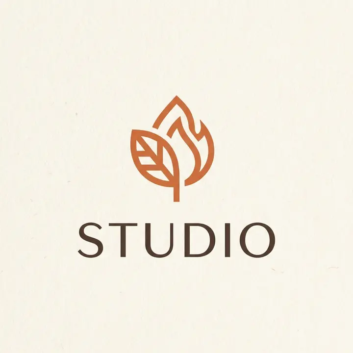 Stacked Icon Above — Logos template