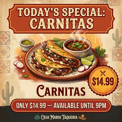 Swap tomorrow's special