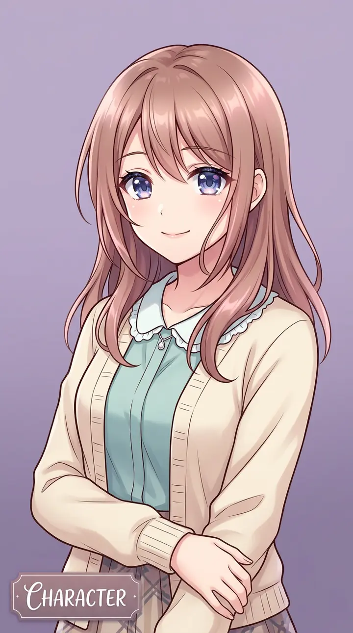 Soft Anime Sprite — Visual Novel template