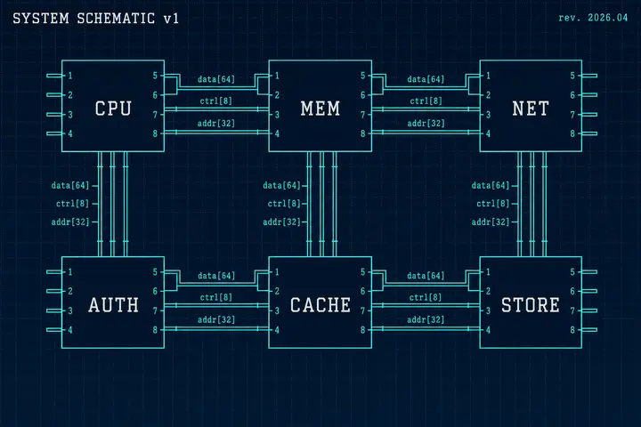 System Schematic — Developer Tools template