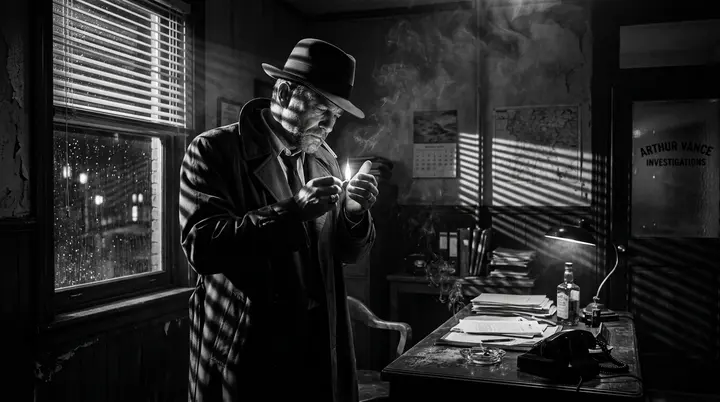 Film Noir — Cinematic Stills template